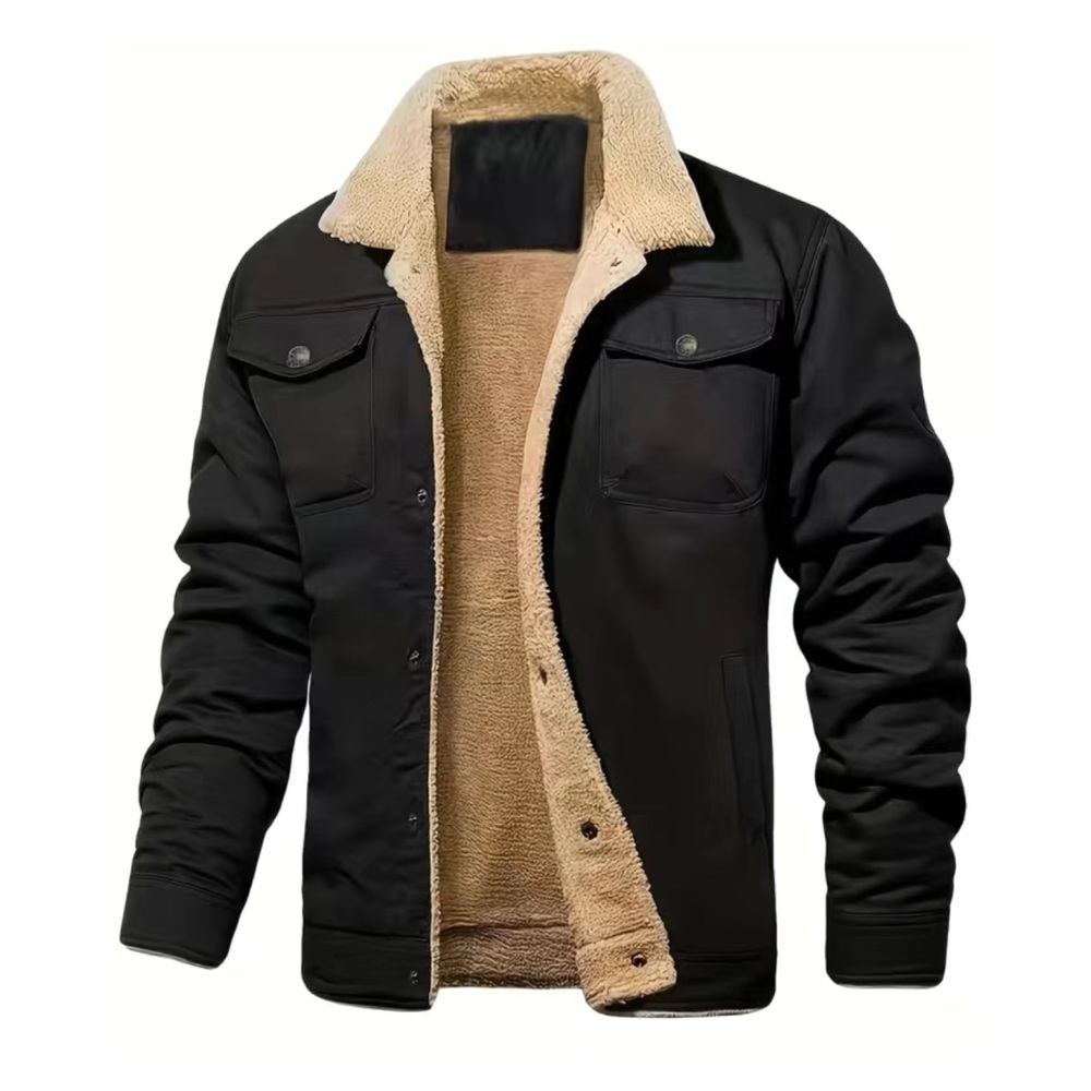 NEW- Stylish Classic Men's Lapel Collar Coat For Winter, Men's Outfits NWOT